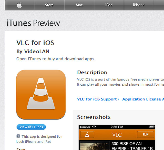 VLC per iOS leggere tutti i formati video su Iphone ed Ipad