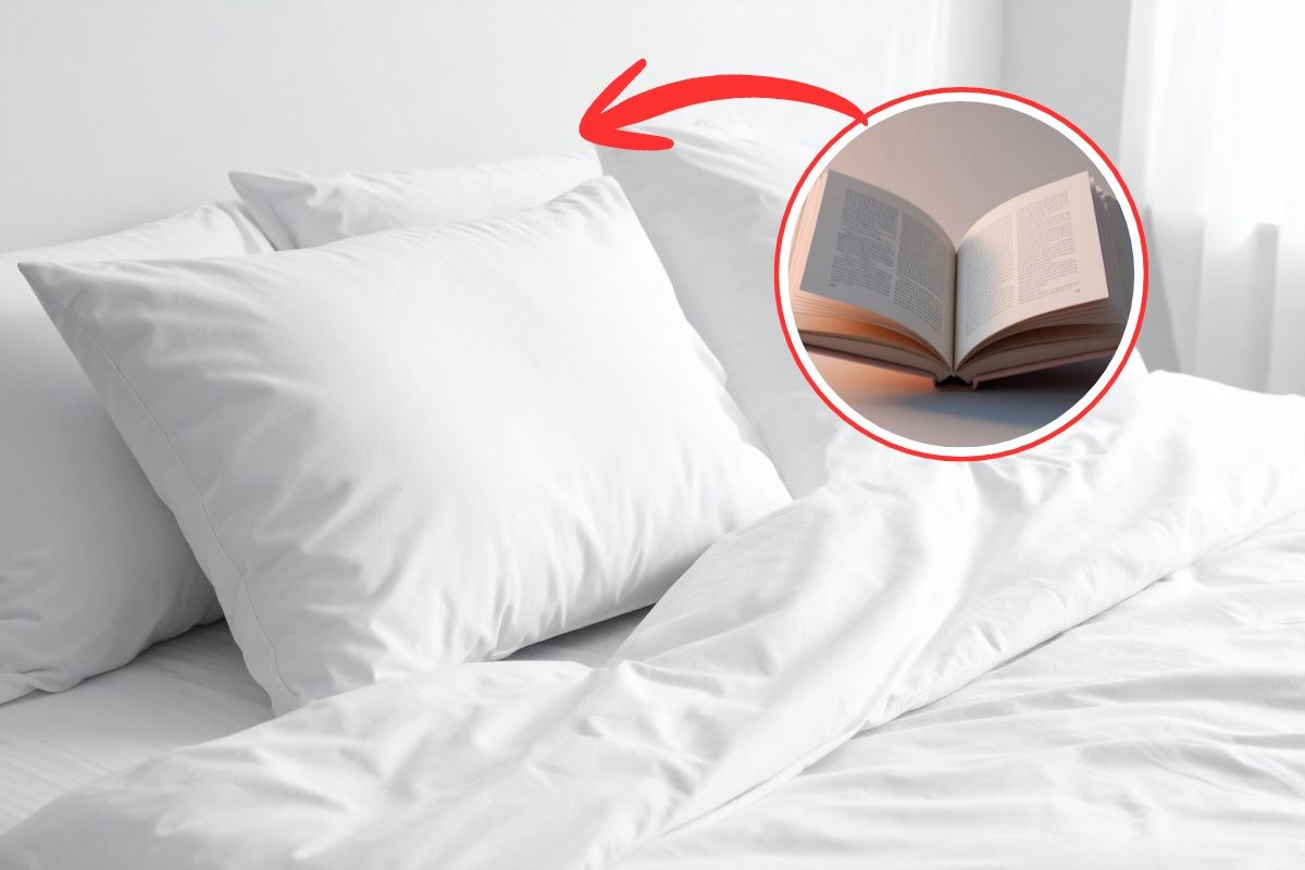 Tutti mettono un libro sotto al cuscino: quando scopri il motivo lo farai subito anche tu